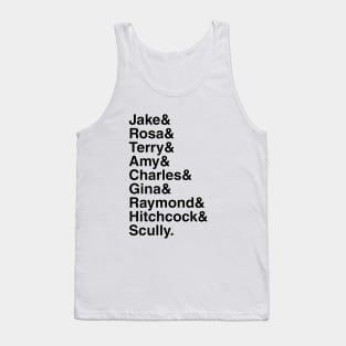 Brooklyn 99 - Jake & Rosa & Terry & Amy & Charles & Gina & Raymond & Hitchcock & Scully. (Black) Tank Top